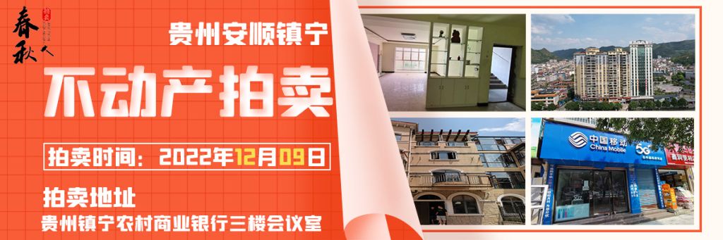 【12月09日】鎮(zhèn)寧縣商鋪、住宅、商業(yè)展位拍賣公告